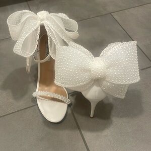 Steve Madden Benni White Heels